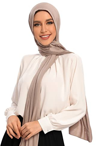 Hybeeh kvinnors standard Hijab, Sand, M