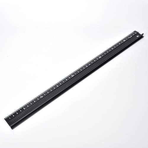 L Type Aluminum Alloy Cutting Ruler for Length Measurement - Durable Measuring Tool for DIY and Home Use, 45cm Length