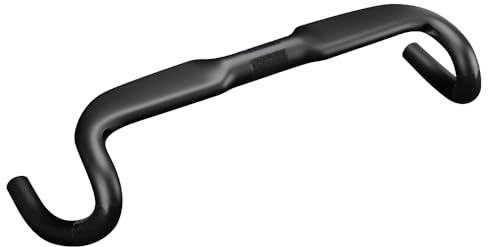 Manubrio gravel carbonio Alfa Pasca manubrio carbonio strada, 31,8 x 458 mm, interno routing manubri per bici da corsa UD opaco