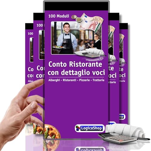 LogicaShop ® Restaurangordningsblock med detaljer – Pizzeria Trattoria-kvitto (20)