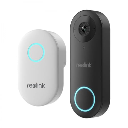 Reolink 5MP/2K+ Wired Smart Video Doorbell with Chime - PoE, 180°Diagonal Viewing Angle, Works with Reolink NVRs [RL-Doorbell -PoE]