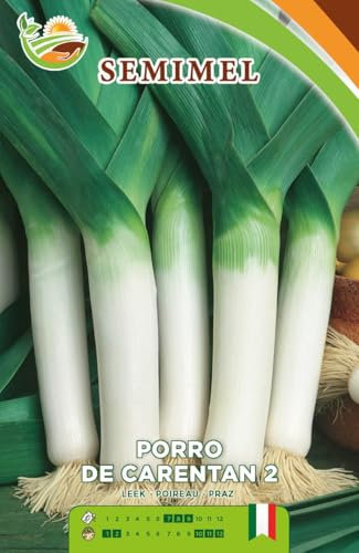 Porro De Carentan 2 - Varietà Rustica con Fusto Enorme, Adatto per Raccolti Autunnali e Invernalidi Semi 2 confezioni