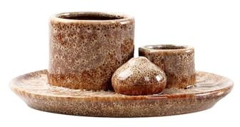 4 in 1 Räucherschale, Palo Santo Räucherstäbchen, Salbei Halter, Palo Santo Halter für jedes Räucherwerk, Palo Santo Räucherstäbchen Weißer Salbei, Räucherkegel, Palo Santo Sticks