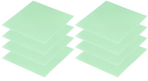 PATIKIL Thermal Pads 100x100x0.5mm, 8 Pack Silicone Cooling Thermal Pad for CPU GPU IC PCIe M.2 2280 SSD NVMe Heatsink, Green