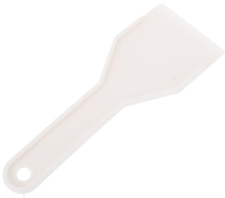 COLLBATH Pala de Hielo de Plástico Resistente para Frigorífico Raspador de Hielo con Diseño Redondeado y Mango Colgante Herramienta Portátil del Congelador Cocina