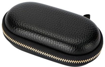 GKYQVE Custodia antiurto in pelle PU per cuffie aperte con cerniere lisce e protezioni antipolvere Accessori per auricolari da viaggio