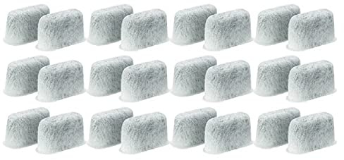 Charcoal Water Coffee Filter Cartridges, Replaces Cuisinart DCC-RWF Charcoal Water Coffee Filters- Set of 24