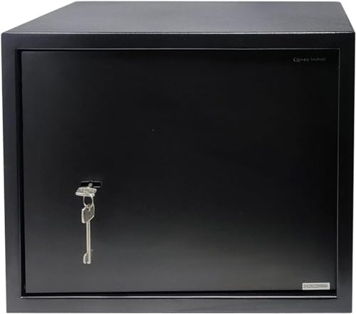 Genie Hand | Caja fuerte mecánica de deposito con llave de alta seguridad - Cerradura de doble mapa asimetrica