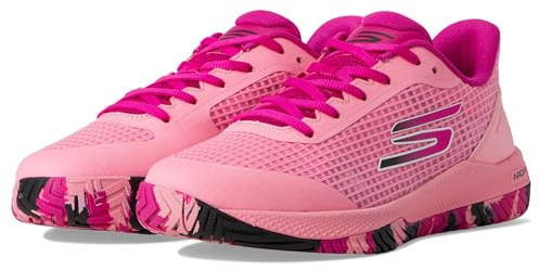 Skechers Women's Viper Court Pro Sneaker, Pink, 11