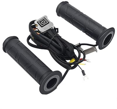 Mango calefactable para Motocicleta Mango calefactable de Silicona con Memoria Cubierta de Mango Calefactor eléctrico Manillar de Motocicleta empuñaduras calefactables Inteligentes