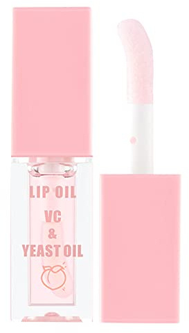 FGUUTYM Gloss à lèvres hydratant et hydratant - Brillant à lèvres liquide nacré - Brillant à lèvres transparent - Huile à lèvres - Quatre boîtes de caramel au beurre hydratant (B, taille unique)
