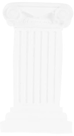 Cabilock Architectural Sculpture Mini Gypsum Roman Pillar Candle Holder for Wedding Decor