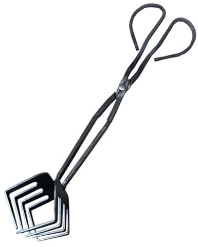 Pinze multiuso per caminetti per afferrare efficacemente legna e carbone Morsetto per carbone Morsetto in metallo per casa e barbecue Pinze per legna da ardere in ferro