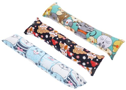 ERINGOGO 3pcs Catnip Pillow Toy Set Chew-resistant Fabric for Indoor Cats, Includes Sizes 4, 5, and 6, Soft Teasing Toys for Kitten and Adult Cats