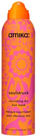 amika Soulstruck Leave-In Haarmaske Spray 200ml I Haarkur ohne Ausspülen für trockenes Haar I Haarmaske Damen & Herren für Feuchtigkeit & Geschmeidigkeit I Mit Seidenprotein I Vegan