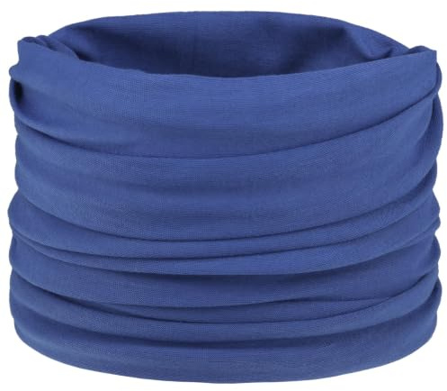 LIPODO Bufanda Multifuncional Mujeres/Hombres/niños | Protege el Cuello, Nariz, Cara y Boca | para Deportes/Compras/en el público | 49 x 25 cm | Verano/Invierno - Azul Real - Talla única (53-59 cm)