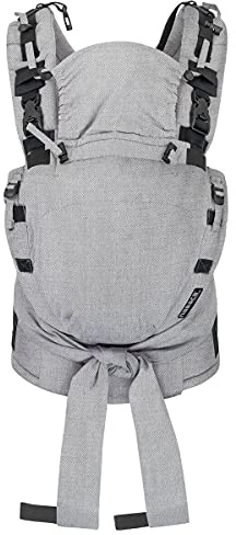 Hoppediz NABACA Babytrage | Komfort-Modultrage | ab Geburt ✓ Bauchtrage ✓ Rückentage ✓ Individuell anpassbar (Baukastensystem) ✓ Ausgezeichnet ✓ kbA (Bio) ✓ Basic-Set Kos