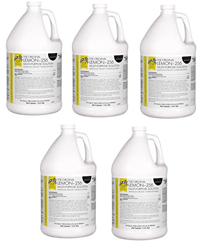 MPP Kennel Disinfectant High Concentrate Dog Pet Wash 5 Gallon Savings Pack 256 to 1 (Lemon)