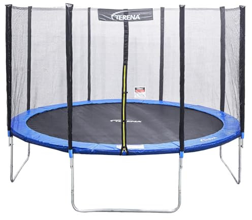 Terena Trampolin 305 cm mit Sicherheitsnetz Gartentrampolin (auch für Kinder)