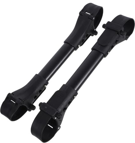 Gogogmee Conector Sillas de Paseo Doble para Cochecitos de Gemelos en Aluminio Negro, Resistente y Antióxido para Uso Exterior Familiar