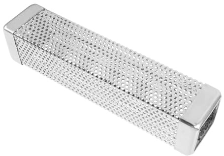 MOTHNUR Caja Ahumadora de Acero Inoxidable para Barbacoa Exterior Caja para Ahumar con Orificios Resistente y Duradera para Parrilla de Vegetales y Carnes