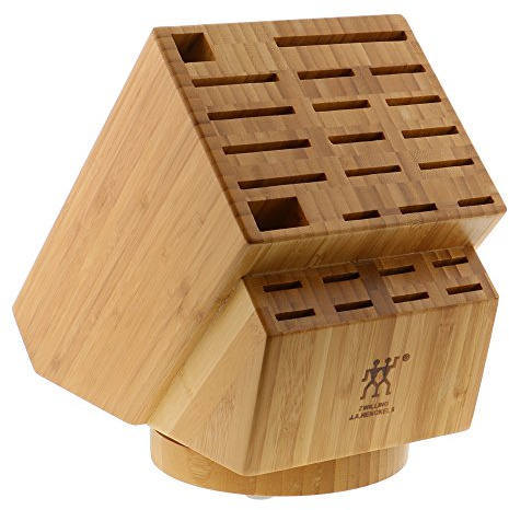 ZWILLING 26-slot Bamboo Swivel Knife Block