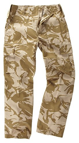 Unknown 6 Pocket Multi Camouflage Combat Cargo Trousers - British Desert