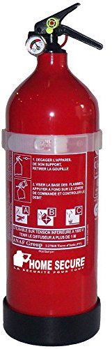 HomeSecure EXTH02 Pulver-Feuerlöscher ABC, 2°kg