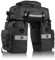 Selighting Fahrrad Gepäckträgertasche 3 in 1 Multifunktion wasserdichte Fahrradtasche 75L Hinterradtasche mit Regenschutz (Schwarz)