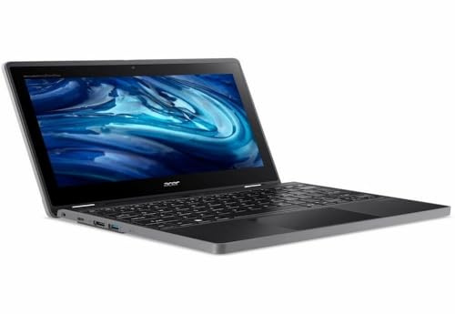 Acer TravelMate Spin B3 B311R-33 TMB311R-33-C872 - Portátil convertible 2 en 1 con pantalla táctil de 11.6 pulgadas - HD - 1366 x 768 - Intel N100 Quad-core (4 núcleos) - 8 GB RAM total - SSD de 128