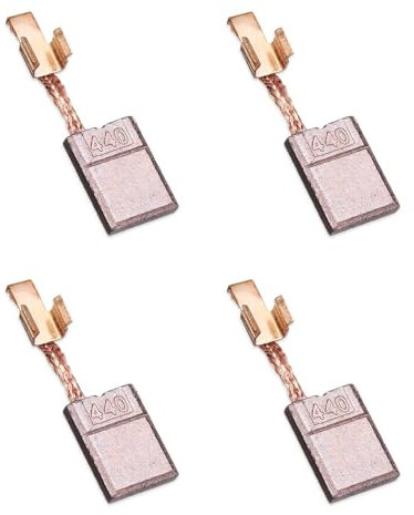 4 Pièces Balais de Charbon en Cuivre pour Moteur, 18 V/14,4 V Brosse À Charbon Outils Électriques CB440 CB448 CB436 195021-6 194427-5 194159-4 BDF440 BFR440 BDA340 BDA351 Perceuse Visseuse