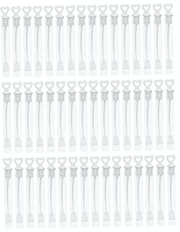 mini bubbles wand Wedding Bubble Wand Mini Heart Shape Soap Bottle Tube Kids Party Decoration Supplies 48PCS