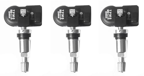 Onchdbfhuu 3 Sensor MX Programable 315 MHz + 433 MHz Universal 2 en 1 de Control de PresióN de NeumáTicos TPMS Tool-Program para