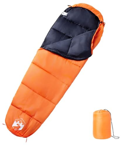 Ziaphsol mumie-sovsäck för vuxna, camping sovsäck årstider, 190T polyester, x, kamouflage, med huva och dragkedja för vandring resor