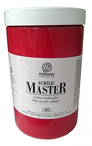 Acrylfarbe, Acrylmalfarbe, ACRILIC MASTER 1000 ml - 45 Umbra natur