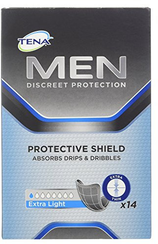 Tena Men Protective Shield Extra Light Inkontinenzeinlagen, 1 x 14 Stück