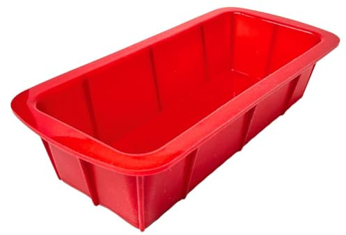 Guardini, Stampo plumcake 24x13 cm, Silicone alimentare, Rosso, Made in Italy, Linea Juliette