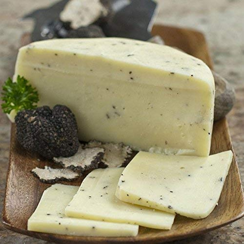 Italian Truffled Cheese (Caciotta) - Artisan - 100% organic cow's milk - +/- 500Gr