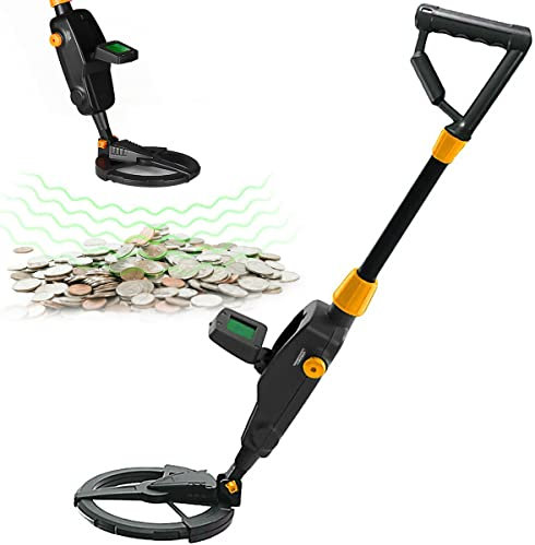 Gatphy Metalldetektor, professionell, Akku, Metalldetektor, Kinder, Akku mit Display, Metalldetektor, Erwachsene, professionell, Erkennung von Schmuck, Gold, Silber, Münzen für Erwachsene und Kinder