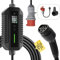 dé Mobile Wallbox 11kW [15m 3-Phasig 6-16A] Ladekabel CEE 16A auf Typ 2 mit Einstellbarer Ladeleistung für Tragbare EV-Ladestation für Elektroautos & Plug-in-Hybride