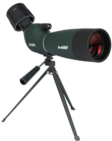 Svbony SV28PLUS HD Spotting Scope, 25-75x70 Spotter Scope for Birdwatching