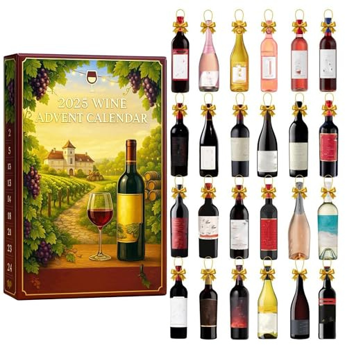 Adventskalender 2025 Männer, Weihnachtskalender 2025 MäNner 24 Tage Ohne Wiederholung, Getränke AnhäNger Eine TäGliche Verkostungsreise Durch Die Welt Der Getränke-Aromen (B)