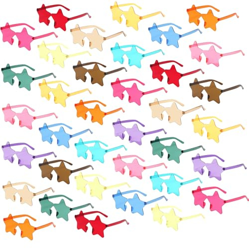 BIRDDIE Lot De 12/24/36 Lunettes De Soleil Étoiles Sans Monture