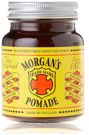 Morgan's Pomade Pomata per Scurire i Capelli, Scurisce Gradualmente i Capelli Grigi, Modella e Aggiunge Lucentezza ai Capelli Secchi, Aiuta a Controllare il Frizz con Vitamina E 100g