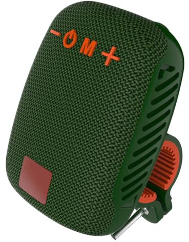 Jectse Altoparlante Bluetooth Portatile per Bici, TG392 Altoparlante da Viaggio Impermeabile IPX5 da Esterno con Supporto, Radio FM Integrata, Altoparlante Stereo da Manubrio per