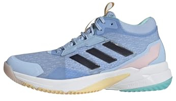 Adidas Women's Crazyflight 6 Mid Top, Blue/Shadow Navy/Flash Aqua, 9