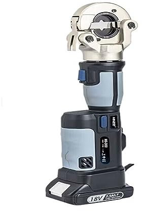 Martinetto idraulico, Strumento di crimpatura batteria portatile con pinza idraulica elettrica senza fili for terminale cavo in alluminio rame 16-300 mm,Pressa idraulica