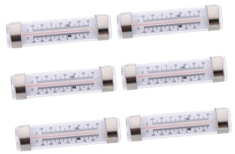 HOLIDYOYO 6pièces Thermomètre Pour Réfrigérateur Et Pour Conservation Congélation Lecture Facile