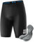 ROCKBROS Radlerhose Herren Fahrradhose mit Sitzpolster 4D Gepolsterte Kurz Atmungsaktive Schnelltrocknende Fahrrad Hosen Radhose MTB Renrrad L