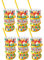 Lacasitos pack 6 x vaso con pajita y 4 tubos de 20g